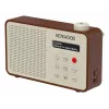 Kenwood CRM25DABT nešiojamas skaitmeninis radijo imtuvas, mocha