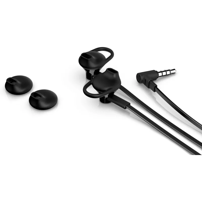 HP Earbuds Black ausinės 150, laidinės, skambučiams/muzikai, 20–20000 Hz, 15 g, juodos