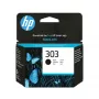 HP 303 Original juodas rašalo kasetė, standartinė išeiga, juoda, pigmentinis rašalas, 1 vnt., 200 puslapių, viena pakuotė