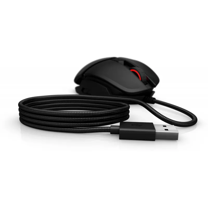HP OMEN Reactor pelė, dešinė ranka, optinė, USB-A, 16000 DPI, 0.2 ms, juoda