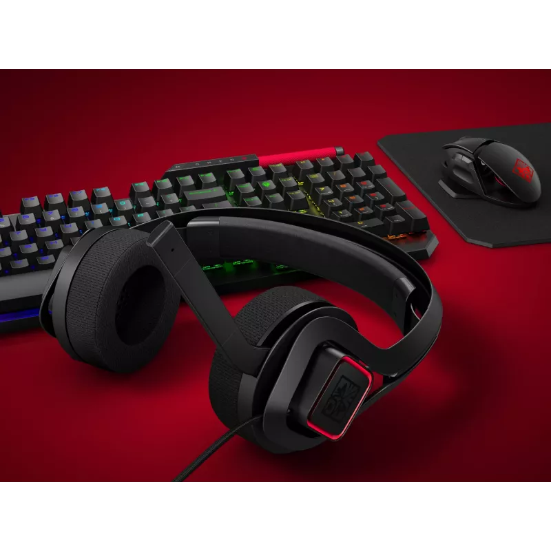 HP OMEN Reactor pelė, dešinė ranka, optinė, USB-A, 16000 DPI, 0.2 ms, juoda
