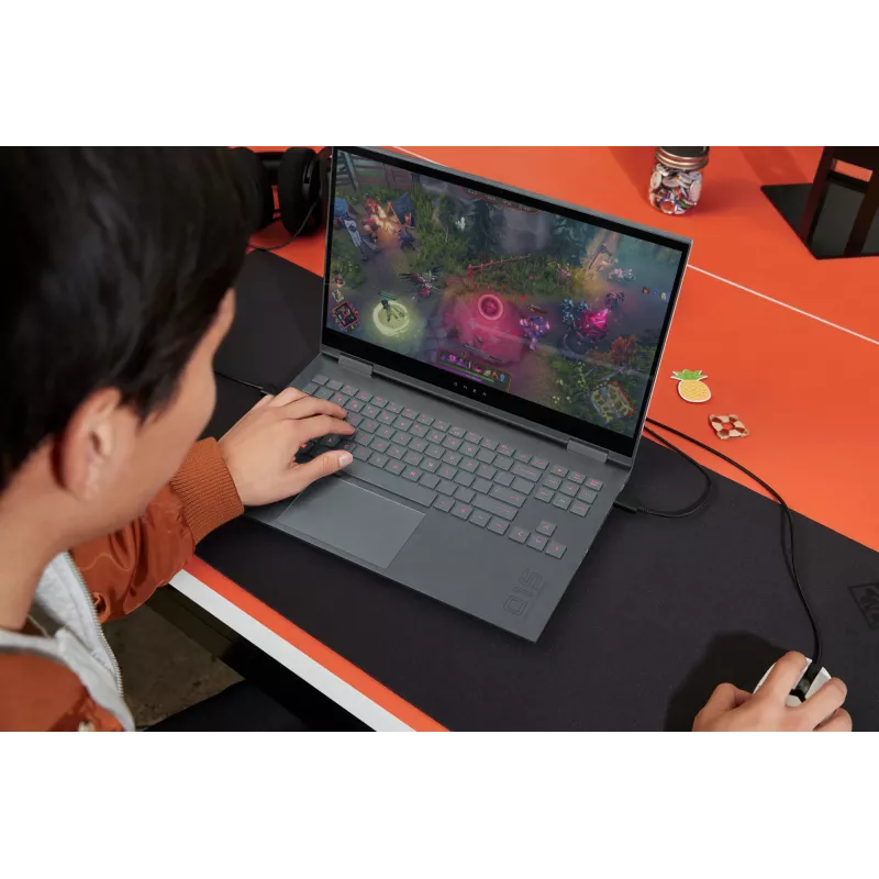 HP OMEN Reactor pelė, dešinė ranka, optinė, USB-A, 16000 DPI, 0.2 ms, juoda