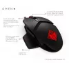 HP OMEN Reactor pelė, dešinė ranka, optinė, USB-A, 16000 DPI, 0.2 ms, juoda