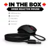 HP OMEN Reactor pelė, dešinė ranka, optinė, USB-A, 16000 DPI, 0.2 ms, juoda