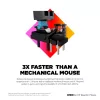 HP OMEN Reactor pelė, dešinė ranka, optinė, USB-A, 16000 DPI, 0.2 ms, juoda