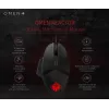 HP OMEN Reactor pelė, dešinė ranka, optinė, USB-A, 16000 DPI, 0.2 ms, juoda