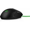 HP Pavilion Gaming Mouse 300, ambidekstrinė, optinė, USB-A, 5000 DPI, juoda, žalia
