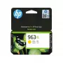 HP 963XL High Yield geltona originali rašalo kasetė, geltona, 1 vnt., 1600 puslapių
