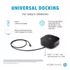 HP USB-C Dock G5, USB 3.2 Gen 1 Type-C dokų stotelė, juoda