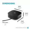 HP USB-C Dock G5, USB 3.2 Gen 1 Type-C dokų stotelė, juoda