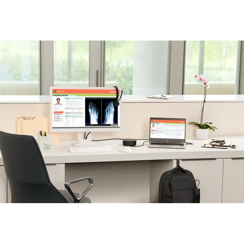 HP USB-C Dock G5, USB 3.2 Gen 1 Type-C dokų stotelė, juoda