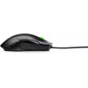 HP X220 apšviesta žaidimų pelė, ambidekstrinė, optinė, USB A tipas, 3600 DPI, juoda