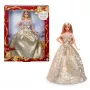 Barbie Signature 2025 Šventinė Kolekcinė Lėlė, Blondinė su Sidabrine ir Auksine Suknele
