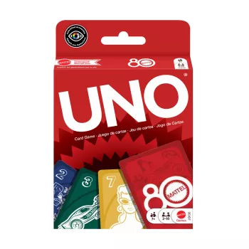 Kortų žaidimas UNO Mattel 80th Ruby Red