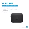 HP Black Bluetooth Speaker 350, belaidis, USB Type-C, monofoninis nešiojamasis garsiakalbis, juodas, stačiakampis, mygtukai