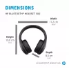 HP Bluetooth ausinės 500, belaidės, 220 g, ausinės, juodos