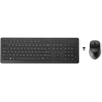 HP Wireless Rechargeable 950MK belaidė klaviatūra ir pelė, pilno dydžio, mechaninė