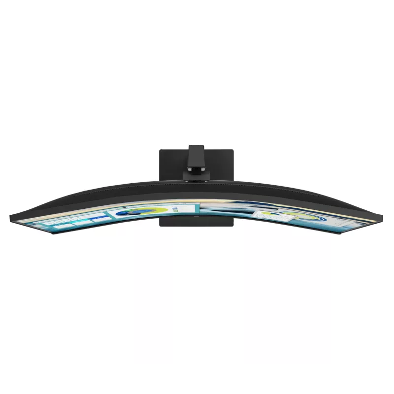 HP P34hc G4 WQHD USB-C lenktas monitorius, 86,4 cm (34 col.), 3440 x 1440 pikselių, Wide Quad HD, LCD, 5 ms, juodas