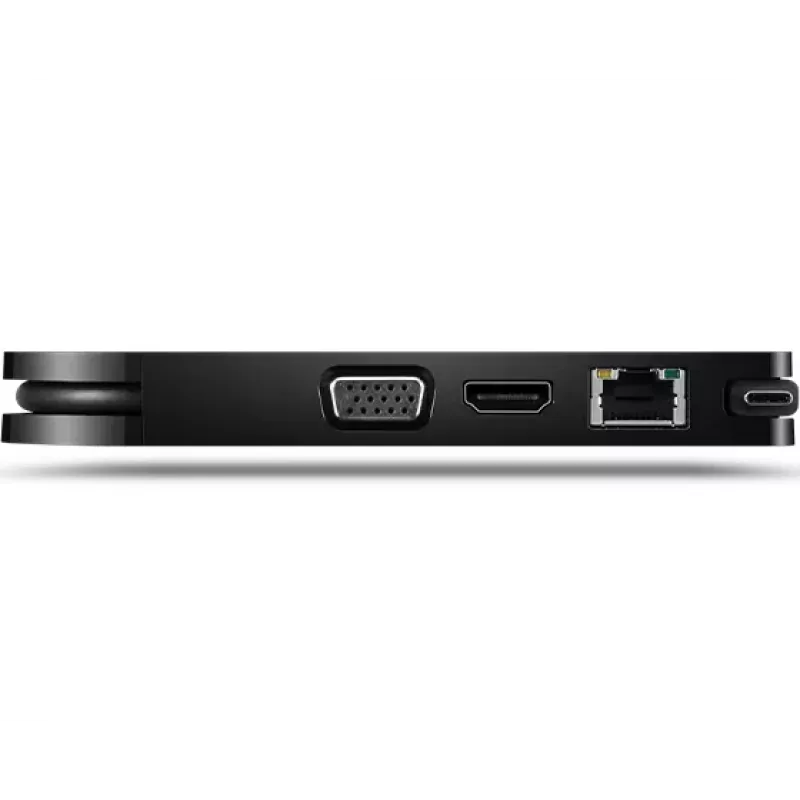 Lenovo 4X91H02421 USB-C stotelė 5000 Mbit/s, juoda
