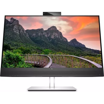 HP E27m G4 QHD USB-C konferencinis monitorius, 68,6 cm (27 colių), 2560 x 1440 pikselių, Quad HD, LCD, 5 ms, juoda, sidabrinė