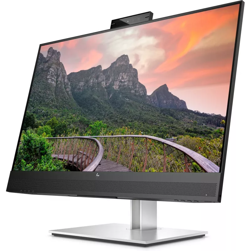 HP E27m G4 QHD USB-C konferencinis monitorius, 68,6 cm (27 colių), 2560 x 1440 pikselių, Quad HD, LCD, 5 ms, juoda, sidabrinė