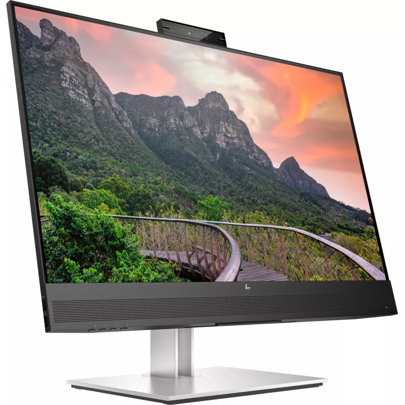 HP E27m G4 QHD USB-C konferencinis monitorius, 68,6 cm (27 colių), 2560 x 1440 pikselių, Quad HD, LCD, 5 ms, juoda, sidabrinė