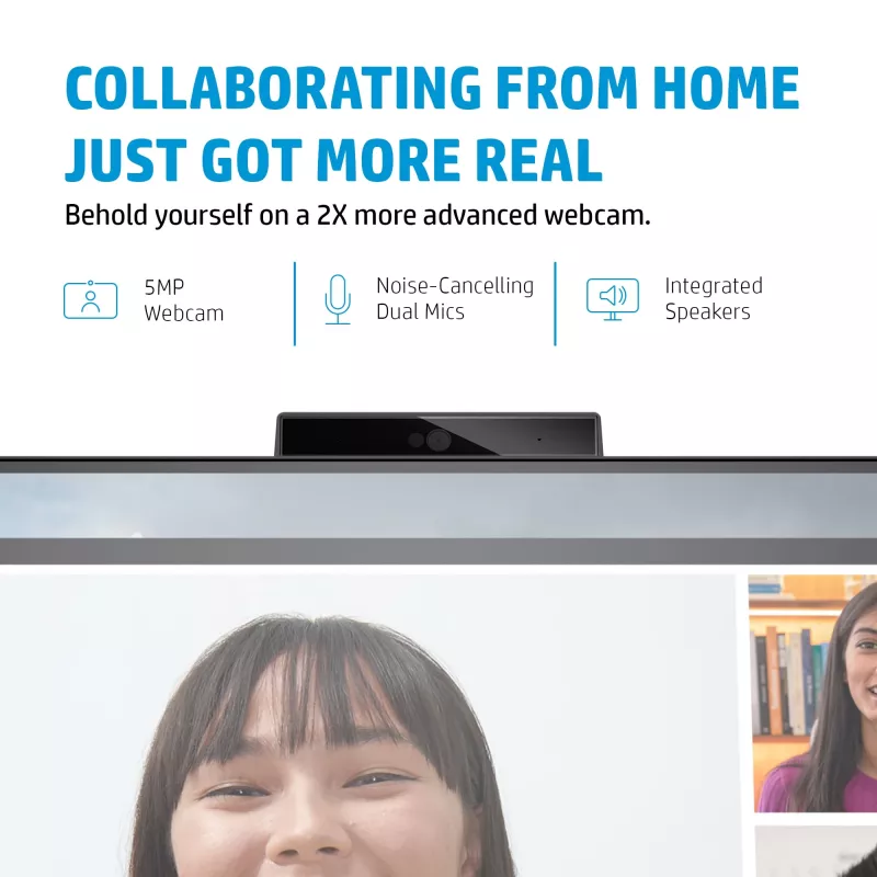 HP E27m G4 QHD USB-C konferencinis monitorius, 68,6 cm (27 colių), 2560 x 1440 pikselių, Quad HD, LCD, 5 ms, juoda, sidabrinė