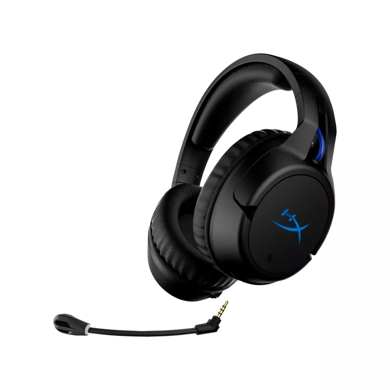 HyperX Cloud Flight - Belaidis žaidimų ausinių rinkinys (Juoda-Mėlyna) - PS5-PS4
