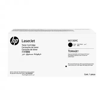 HP W2130YC originalus juodas lazerinio spausdintuvo kasetė, juoda, 1 vnt.