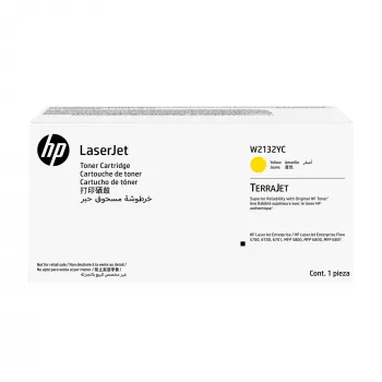 HP W2132YC geltona originali lazerinė kasetė TerraJet