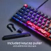 HyperX Alloy Origins 65 – mechaninė žaidimų klaviatūra, HX Aqua (JAV išdėstymas)