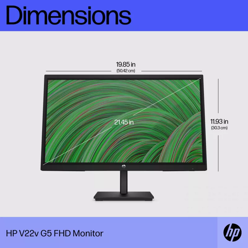Monitorius HP V22v G5 21,4 colio Full HD 1920 x 1080