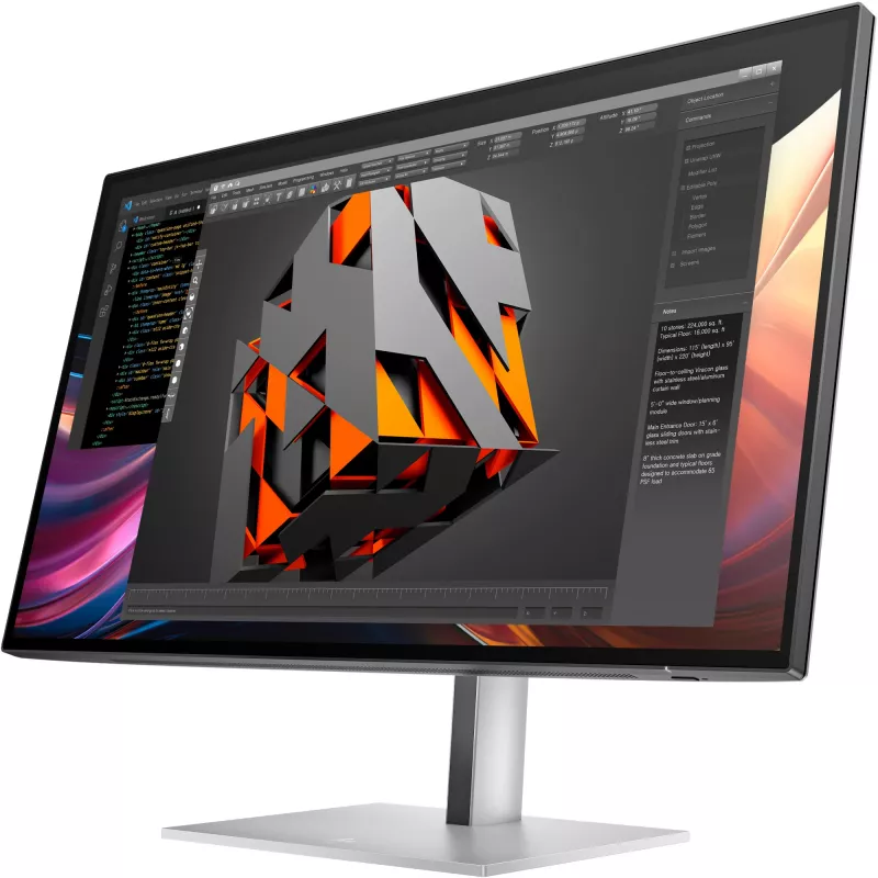 HP Series 7 Pro 27 colių QHD monitorius - 727pq, 68,6 cm (27 colių), 2560 x 1440 pikselių, Quad HD, LCD, 5 ms