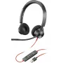 HP Poly Blackwire 3320 USB-A ausinės, laidinės, biurui/skambučių centrui, 130 g, juodos