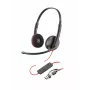 HP Poly Blackwire 3210 Vienos ausinės ausinės su USB-C jungtimi (Bulk)