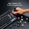 Linijinis mechaninis klaviatūros jungiklis KINGSTON HyperX 85U07AA 45 g aktyvavimo jėga