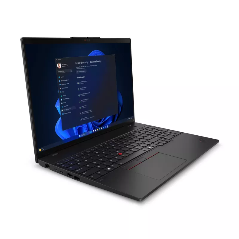 Nešiojamas kompiuteris Lenovo ThinkPad L16 Gen 1 (Intel) Intel Core Ultra 5 125U 40.6 cm (16 colių) WUXGA 16 GB DDR5-SDRAM 512 GB SSD Wi-Fi 6E (802.11ax) Windows 11 Pro Anglų Juoda