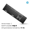 HP 720 Multi-Device belaidė klaviatūra su įkrovimu, pilno dydžio (100%), belaidė, USB + Bluetooth, mechaninė, QWERTY, juoda