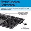 HP 720 Multi-Device belaidė klaviatūra su įkrovimu, pilno dydžio (100%), belaidė, USB + Bluetooth, mechaninė, QWERTY, juoda