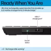 HP 720 Multi-Device belaidė klaviatūra su įkrovimu, pilno dydžio (100%), belaidė, USB + Bluetooth, mechaninė, QWERTY, juoda