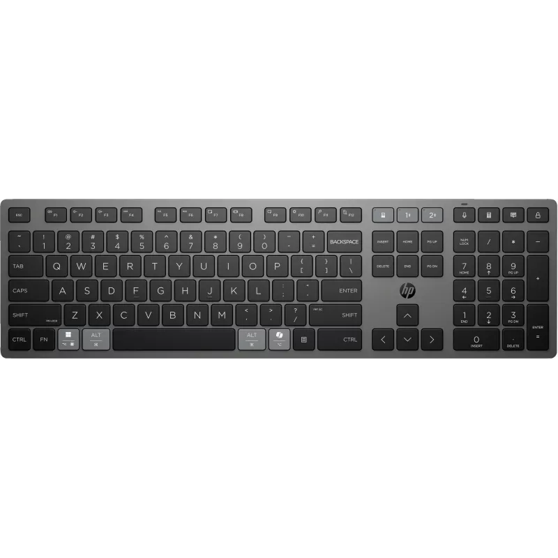 Belaidė įkraunama pilno dydžio QWERTY klaviatūra HP 725 (9T5B2AA#UUW)