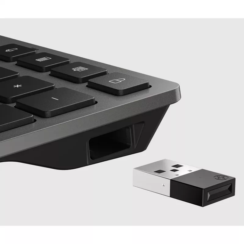 Belaidė įkraunama pilno dydžio QWERTY klaviatūra HP 725 (9T5B2AA#UUW)