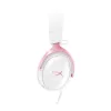 Žaidimų ausinės HyperX Cloud III (baltos/rožinės)
