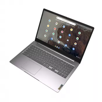 Nešiojamas kompiuteris Lenovo IdeaPad 3 Chrome 15IJL6, Intel Celeron N4500, 15.6 inch Full HD, 8 GB RAM, 128 GB eMMC, ChromeOS, pilka