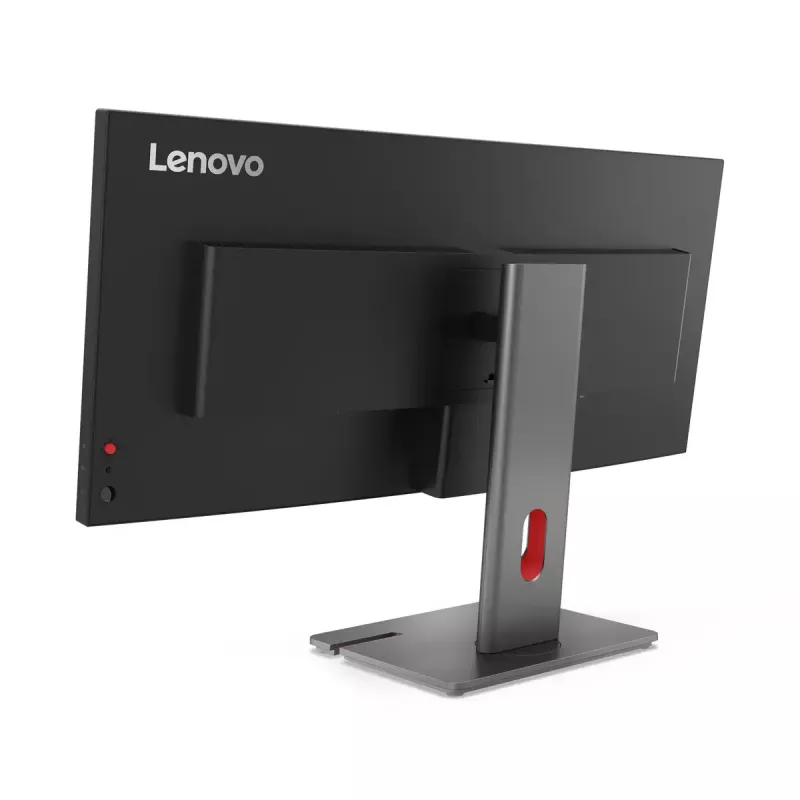 Monitorius kompiuterinis Lenovo ThinkVision P34WD-40 34 colių (86,4 cm) lenktas IPS 3440×1440 WQHD 6 ms USB-C, garsiakalbiai, VESA, juodas