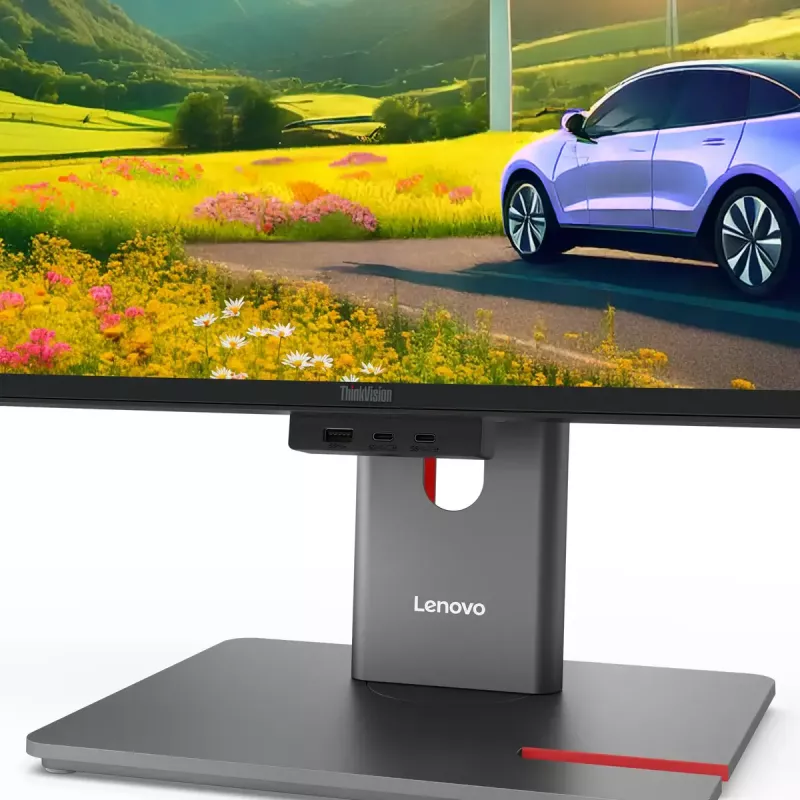 Monitorius kompiuterinis Lenovo ThinkVision P34WD-40 34 colių (86,4 cm) lenktas IPS 3440×1440 WQHD 6 ms USB-C, garsiakalbiai, VESA, juodas