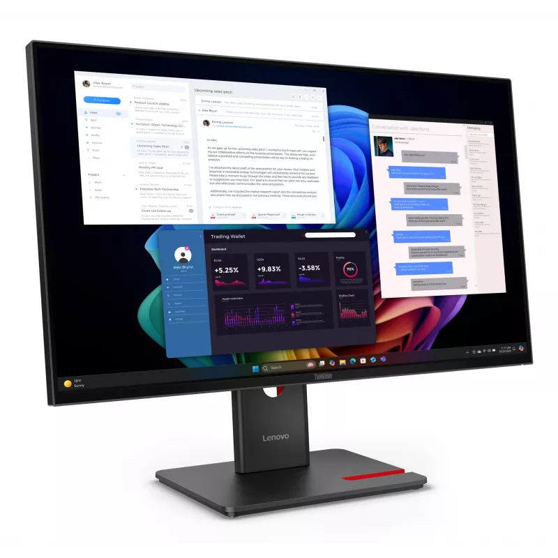 Monitorius Lenovo ThinkVision T27UD-40 27 colių 4K Ultra HD LCD 3840 x 2160