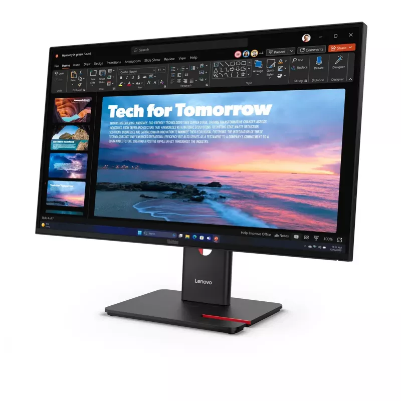 Monitorius Lenovo ThinkVision T27QD-40 27 colių Wide Quad HD LED 2560 x 1440