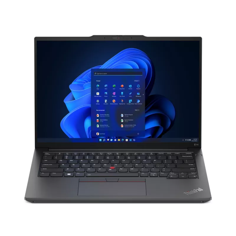 Lenovo ThinkPad E14 Gen 5 (AMD) AMD Ryzen™ 5 7430U nešiojamas kompiuteris 35,6 cm (14 colių) WUXGA 8 GB DDR4-SDRAM 256 GB SSD Wi-Fi 6 (802.11ax) Windows 11 Pro Nordic Black