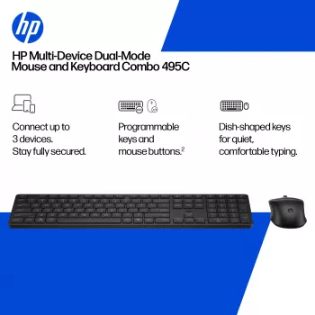 Belaidžio klaviatūros ir pelės rinkinys HP 495C